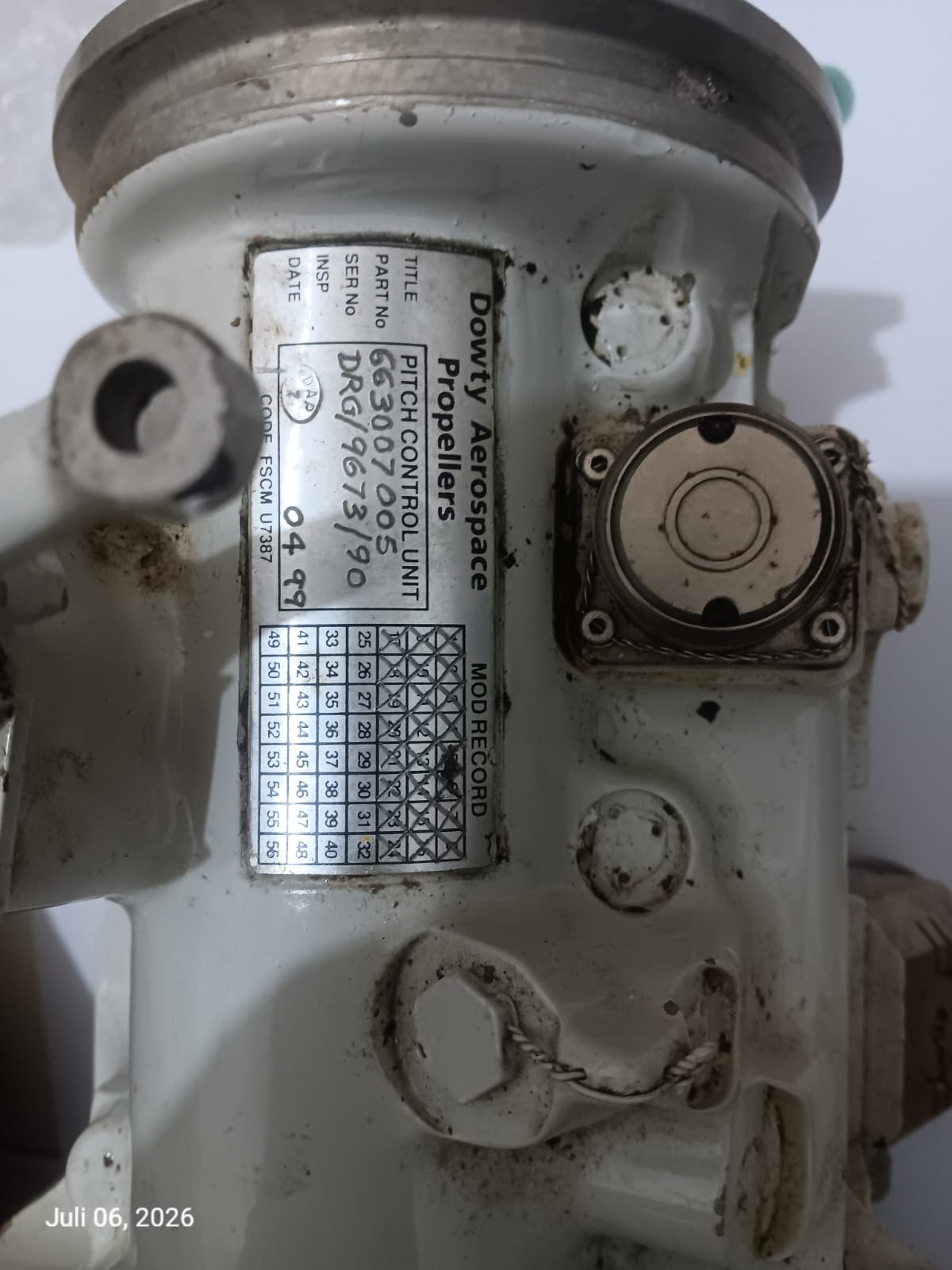 663007005 aircraft part